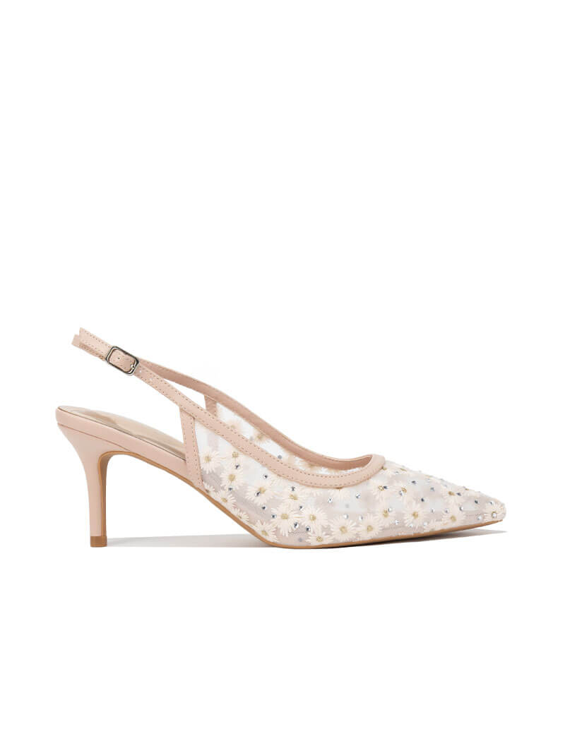 Escarpins à Détails Brodés